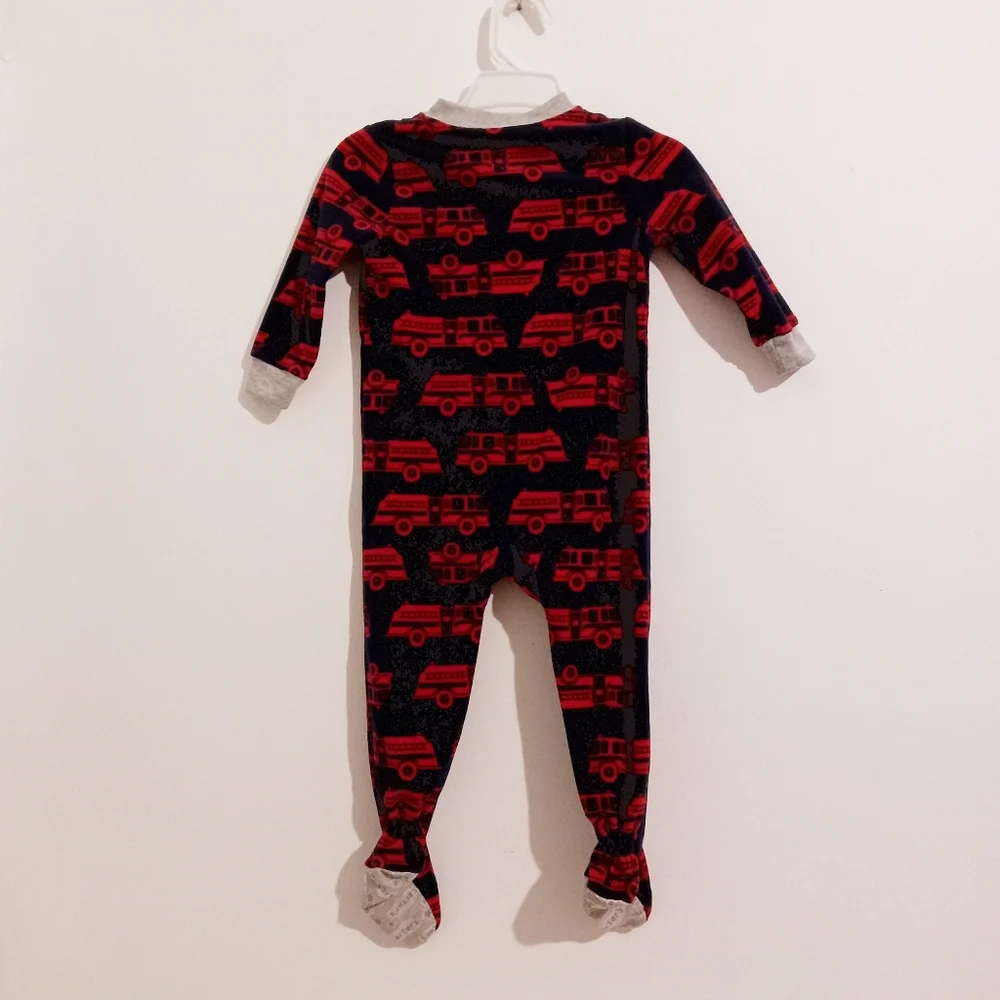 Carter's Baby Boys Firetruck Fleet Footed Pajama